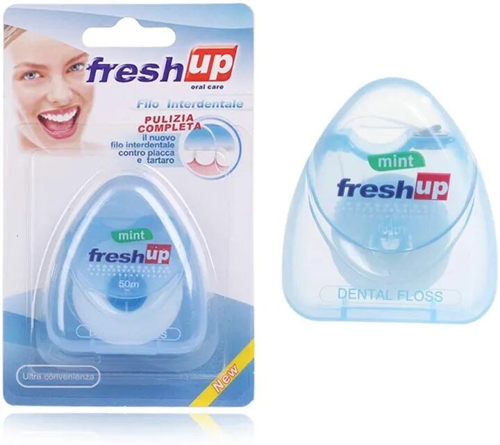 Fresh Up Oral Care Dental Floss Mint Flavour 50 meter (Factory Sealed) by DD (Any Colour)