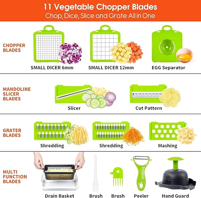 16-in-1 Multifunctional Vegetable Chopper